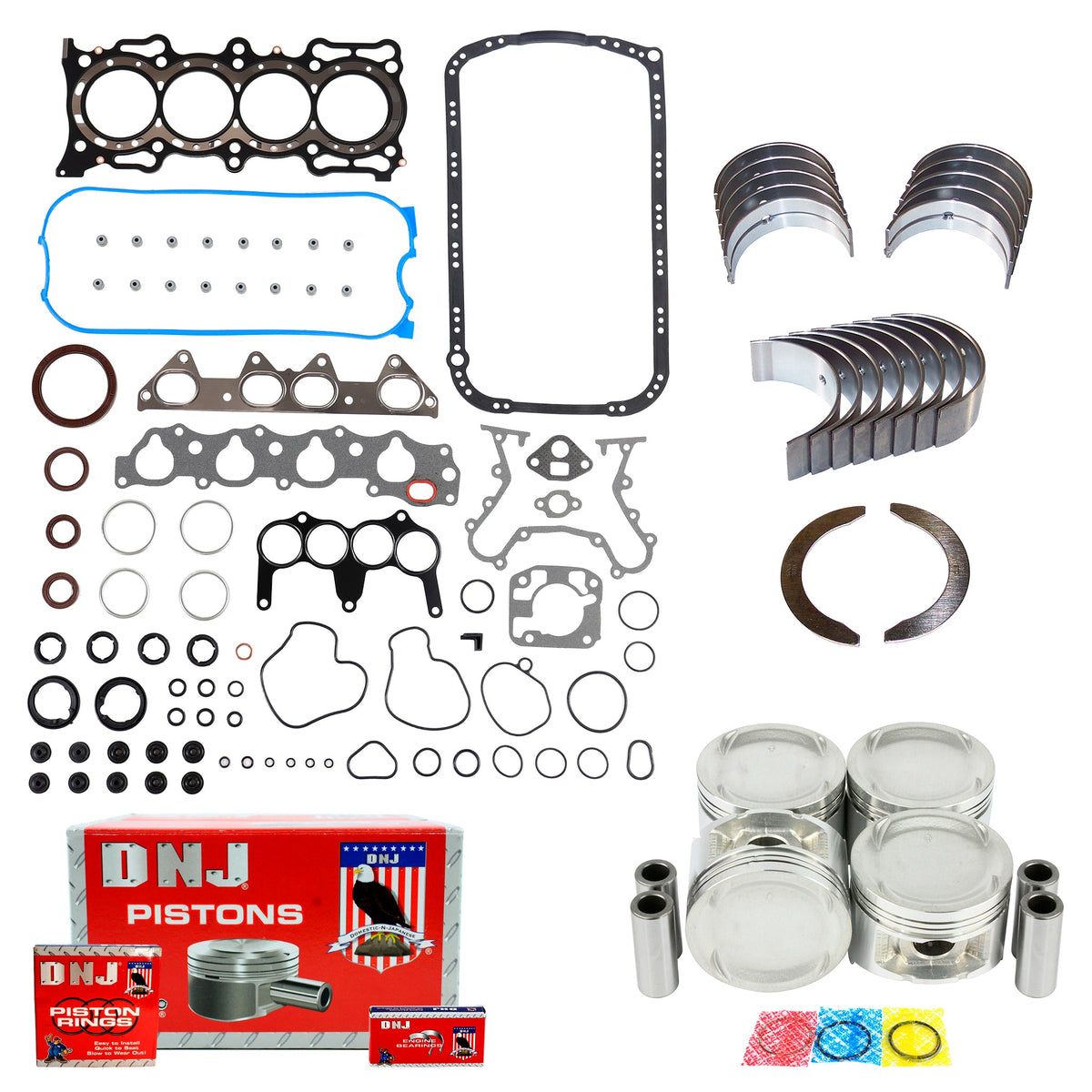Engine Rebuild Kit 1994-1997 Honda,Isuzu 2.2L