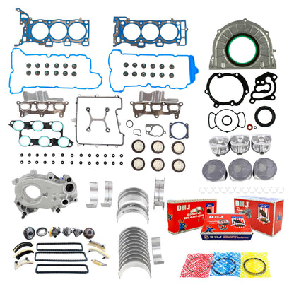 Master Engine Rebuild Kit 2009-2011 Buick,Chevrolet,GMC,Saturn 3.6L