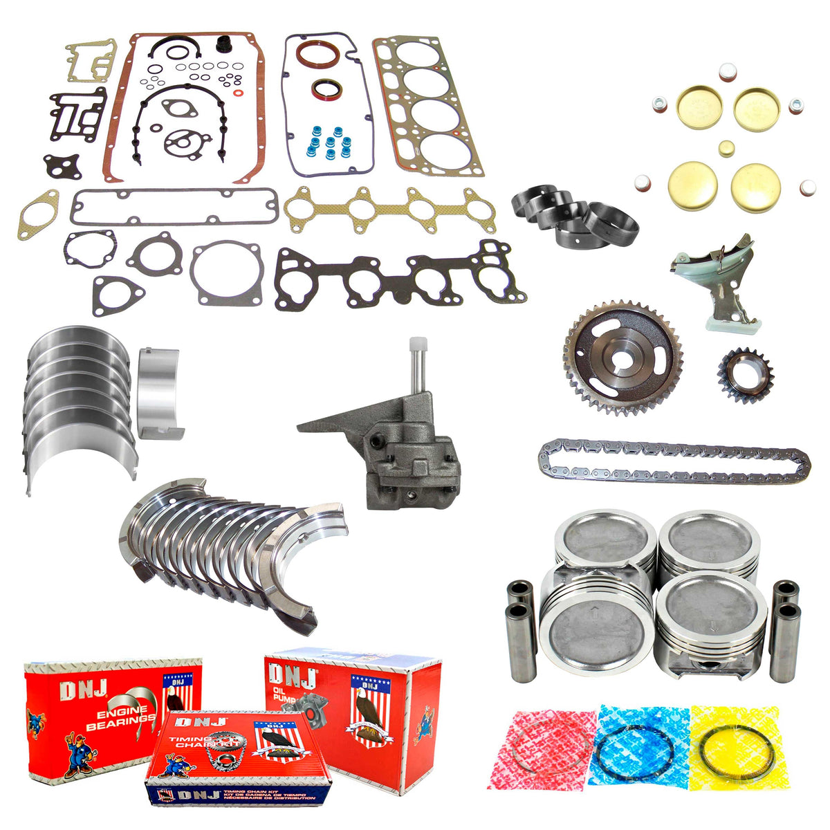 Master Engine Rebuild Kit 1994-1996 Buick,Chevrolet,Oldsmobile,Pontiac 2.2L