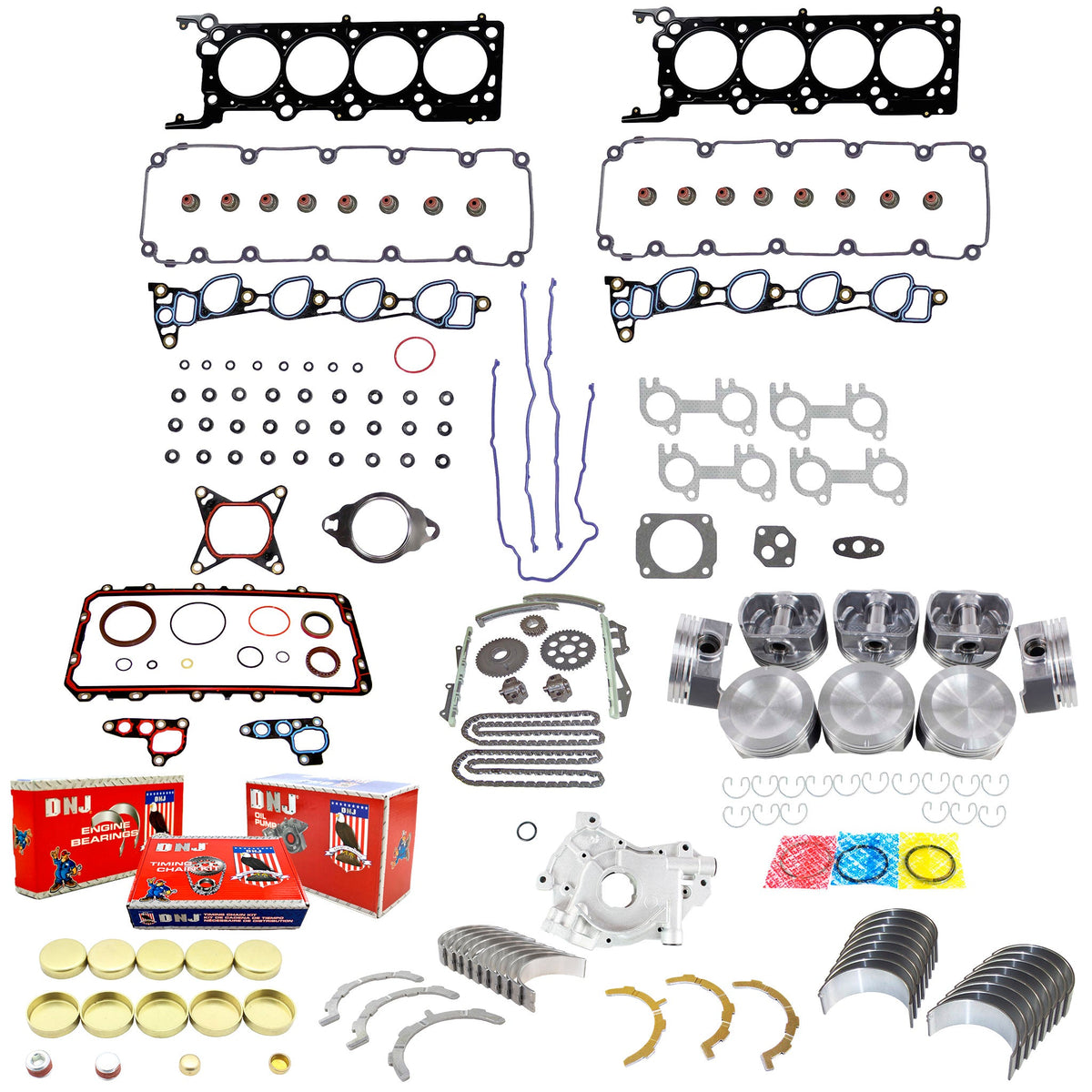 Master Engine Rebuild Kit 1996-1998 Ford,Mercury 4.6L