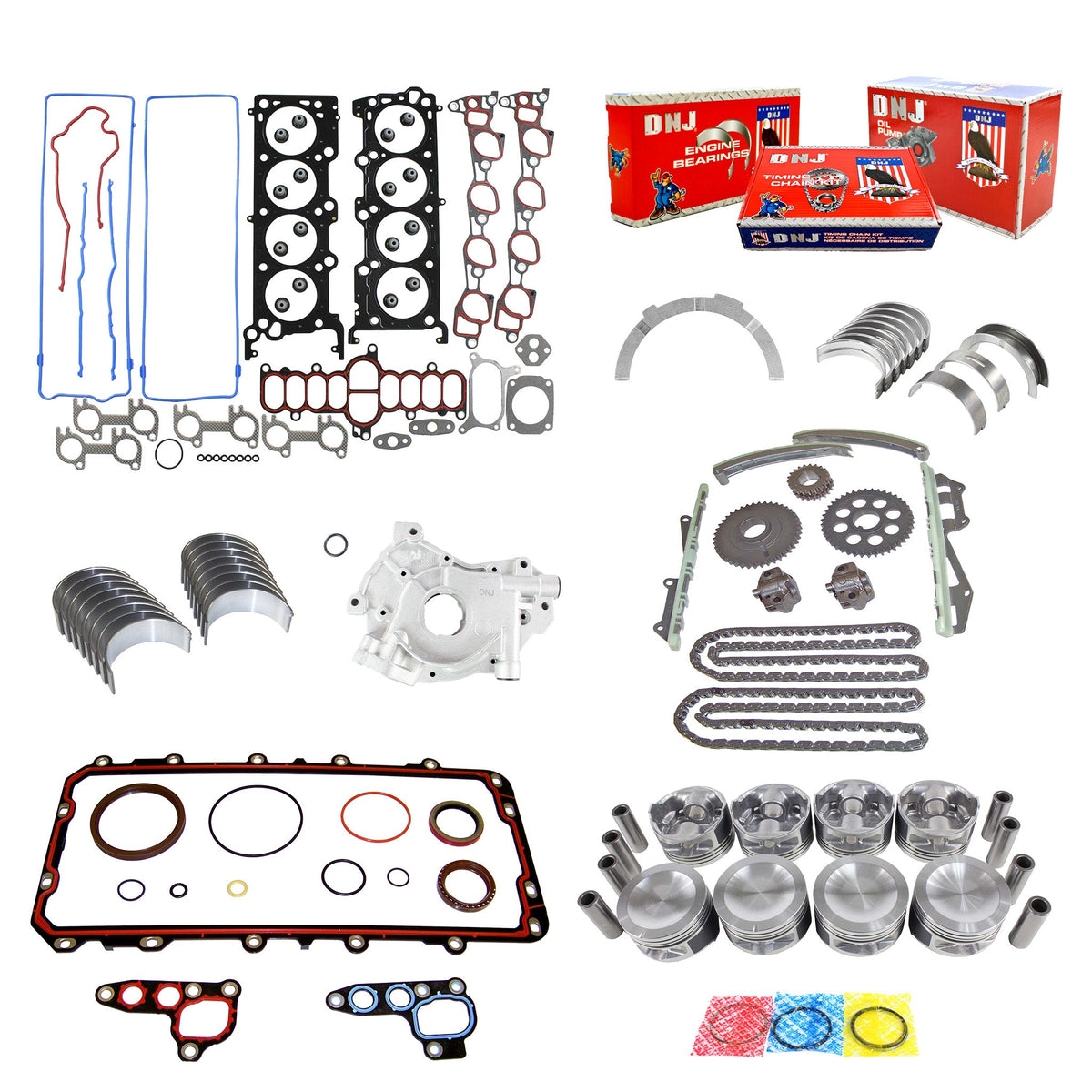 Master Engine Rebuild Kit 1997-1999 Ford 4.6L