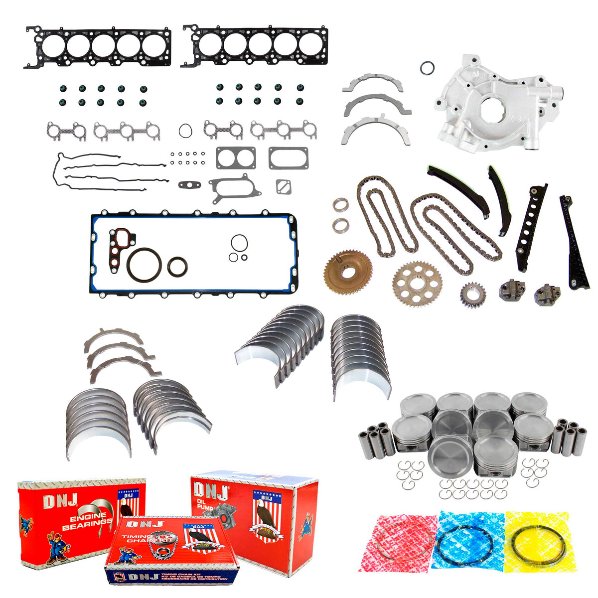 Master Engine Rebuild Kit 2000-2001 Ford 6.8L