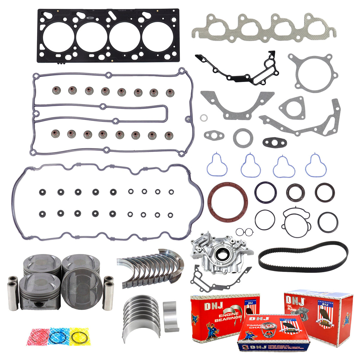 Master Engine Rebuild Kit 2000 Ford,Mercury 2.0L