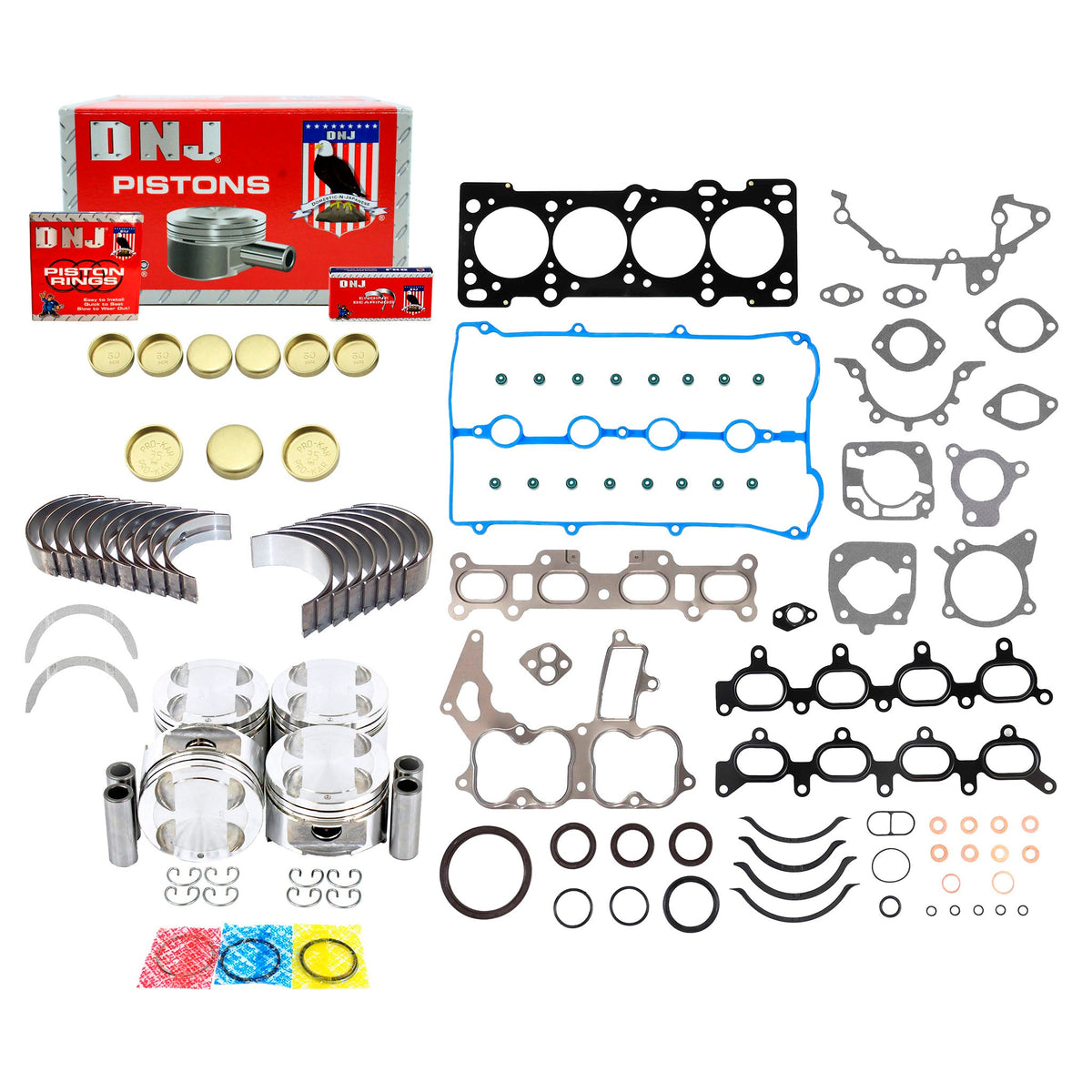 Engine Rebuild Kit 1990-1998 Ford, Mazda, Mercury 1.8L