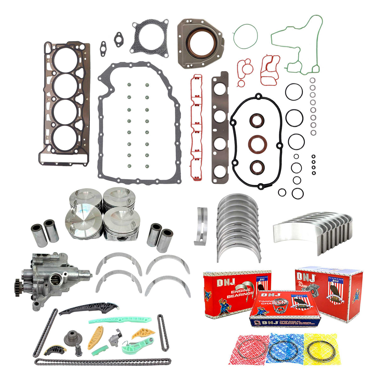 Master Engine Rebuild Kit 2009-2013 Audi 2.0L