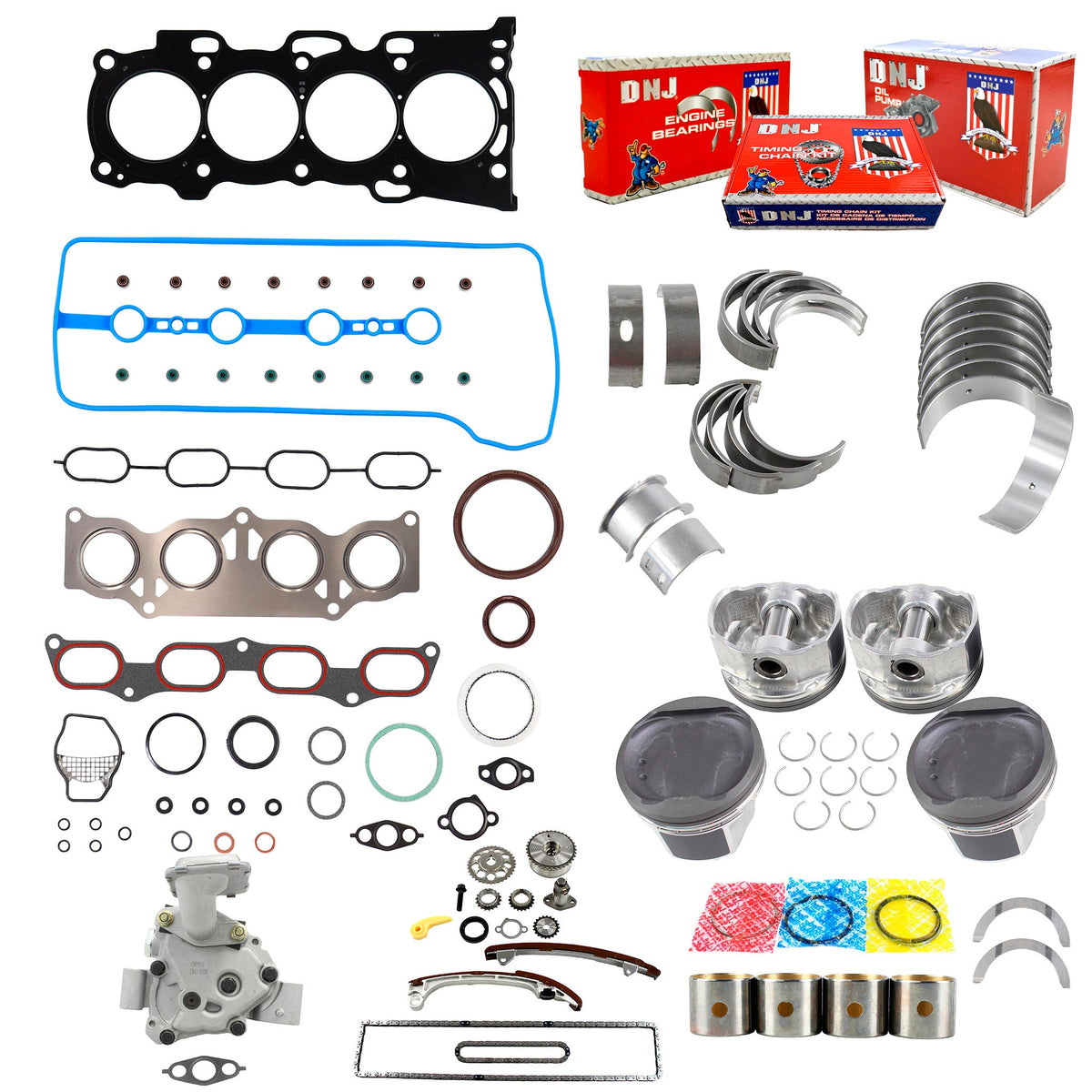Master Engine Rebuild Kit 2006 Toyota RAV4 2.4L L4