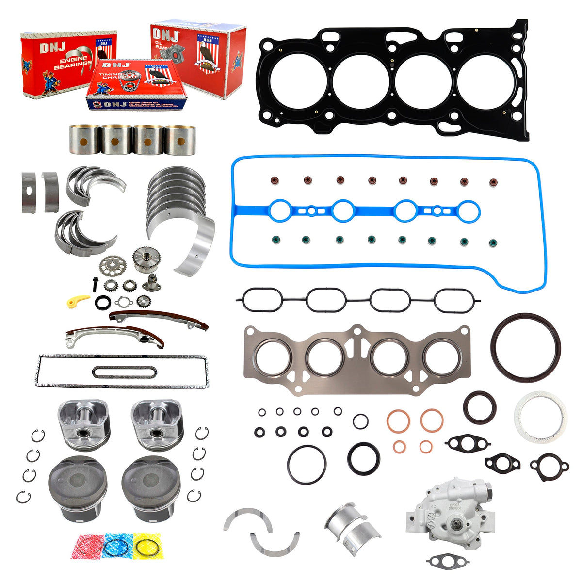 Master Engine Rebuild Kit 2001-2003 Toyota Rav4 2.0L