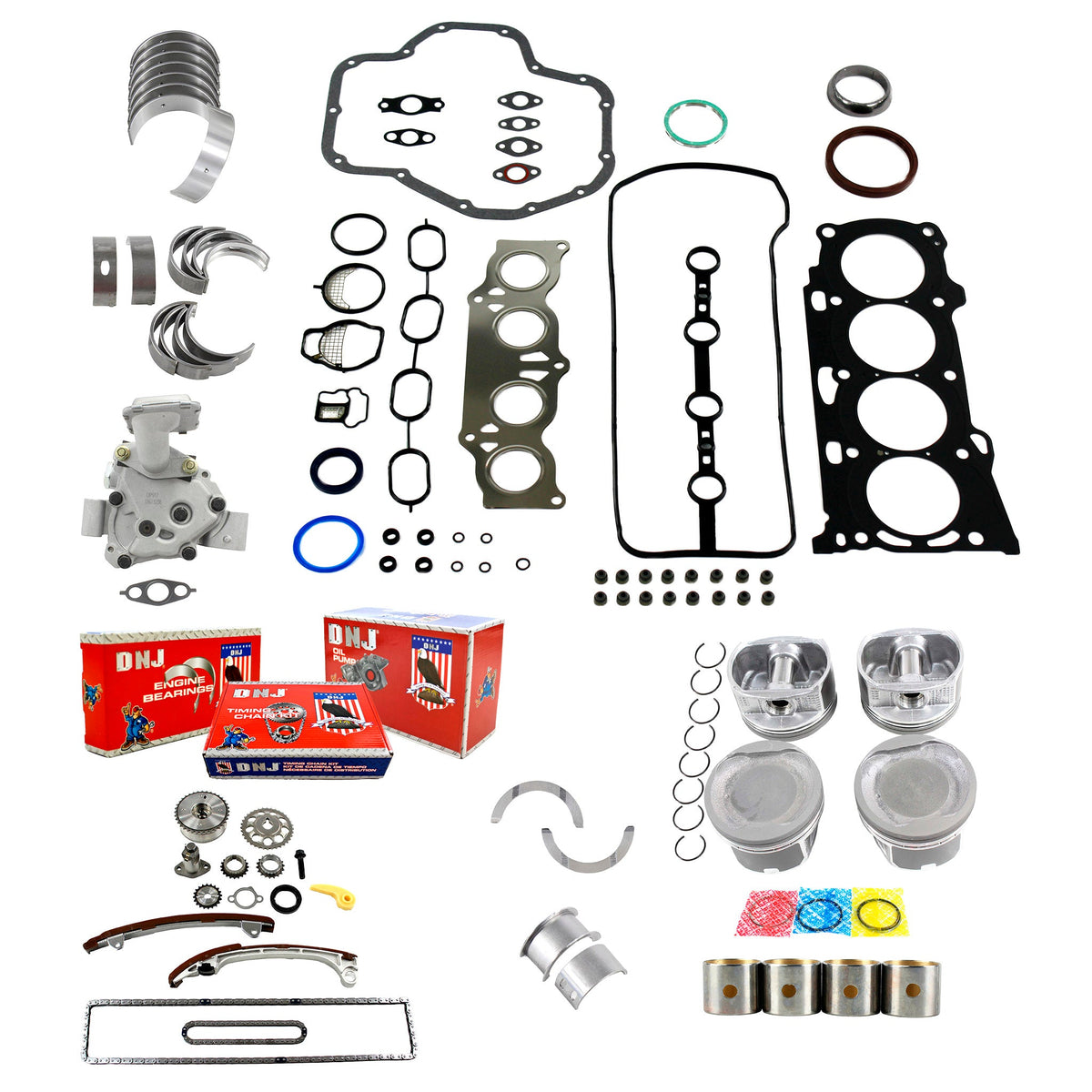Master Engine Rebuild Kit 2007 Toyota 2.4L