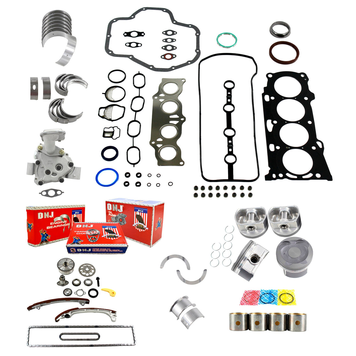 Master Engine Rebuild Kit 2007-2012 Lexus,Toyota 2.4L