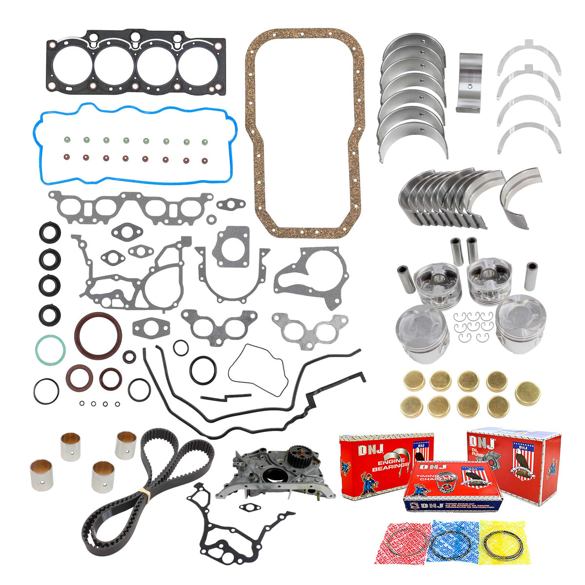 Master Engine Rebuild Kit 1996 Toyota 2.2L