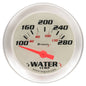 2.0 Dia Water Temp Gauge Silver  100-280