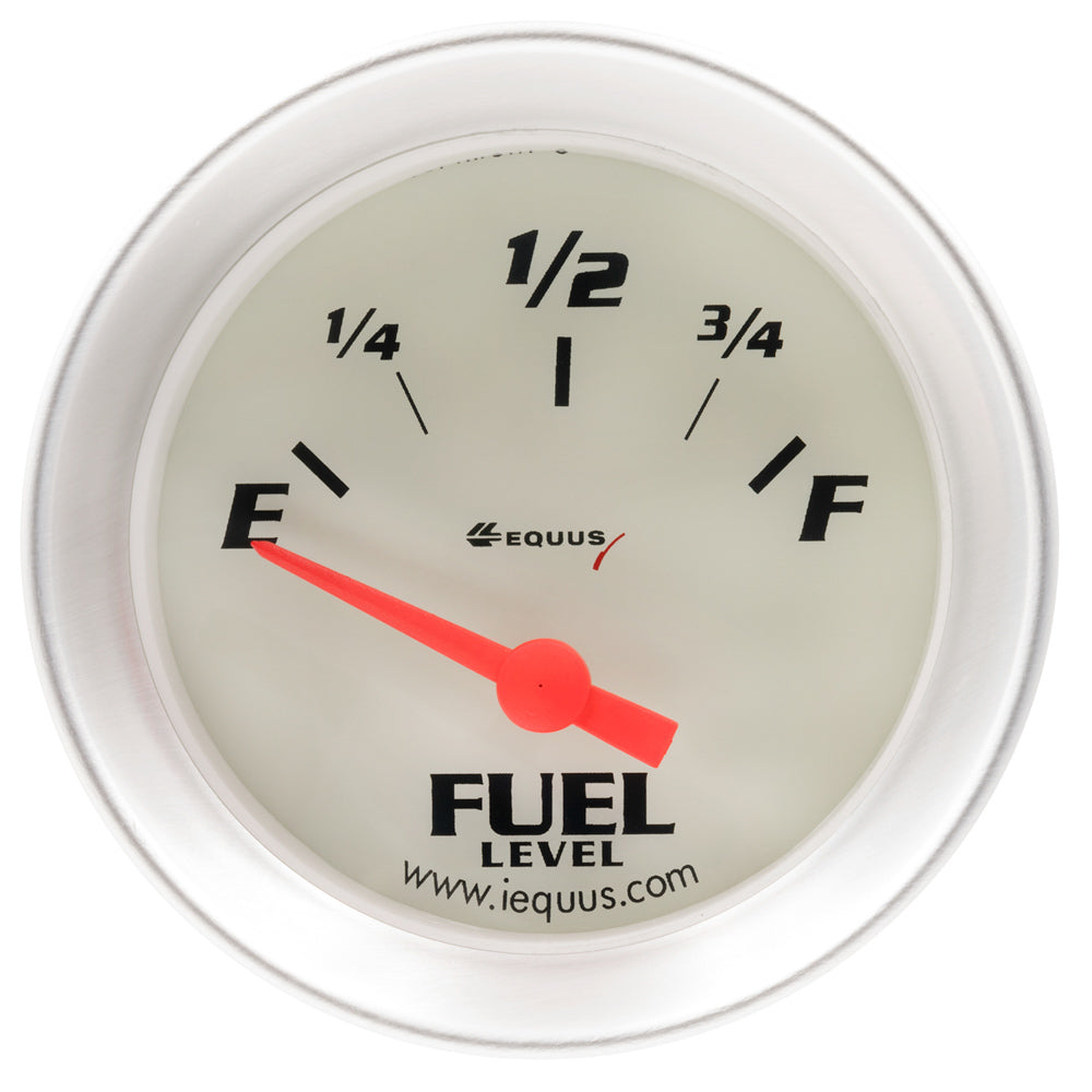 2.0 Dia Fuel Level Gauge Silver - E8361