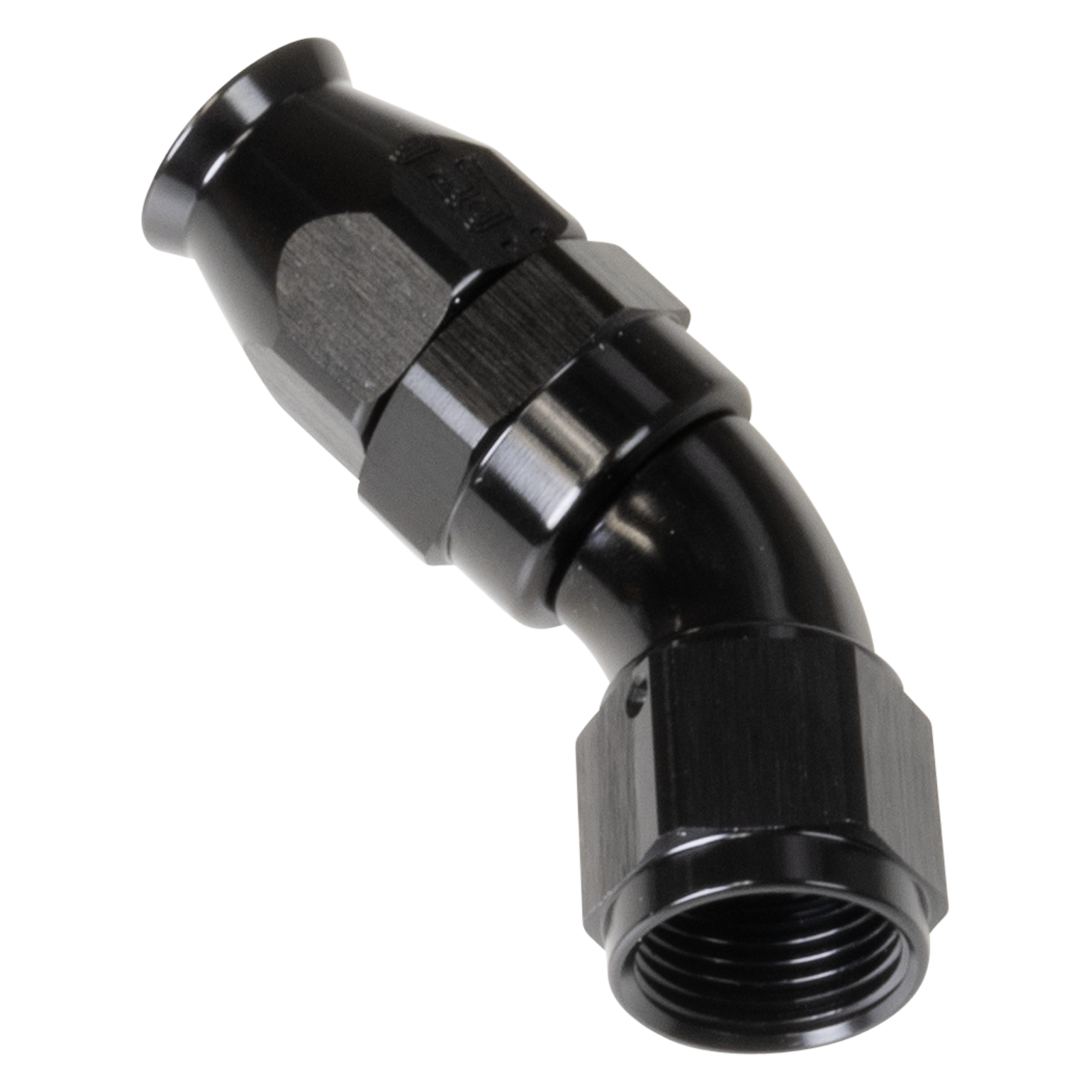 Black 45 -8 Pro PTFE Hose End