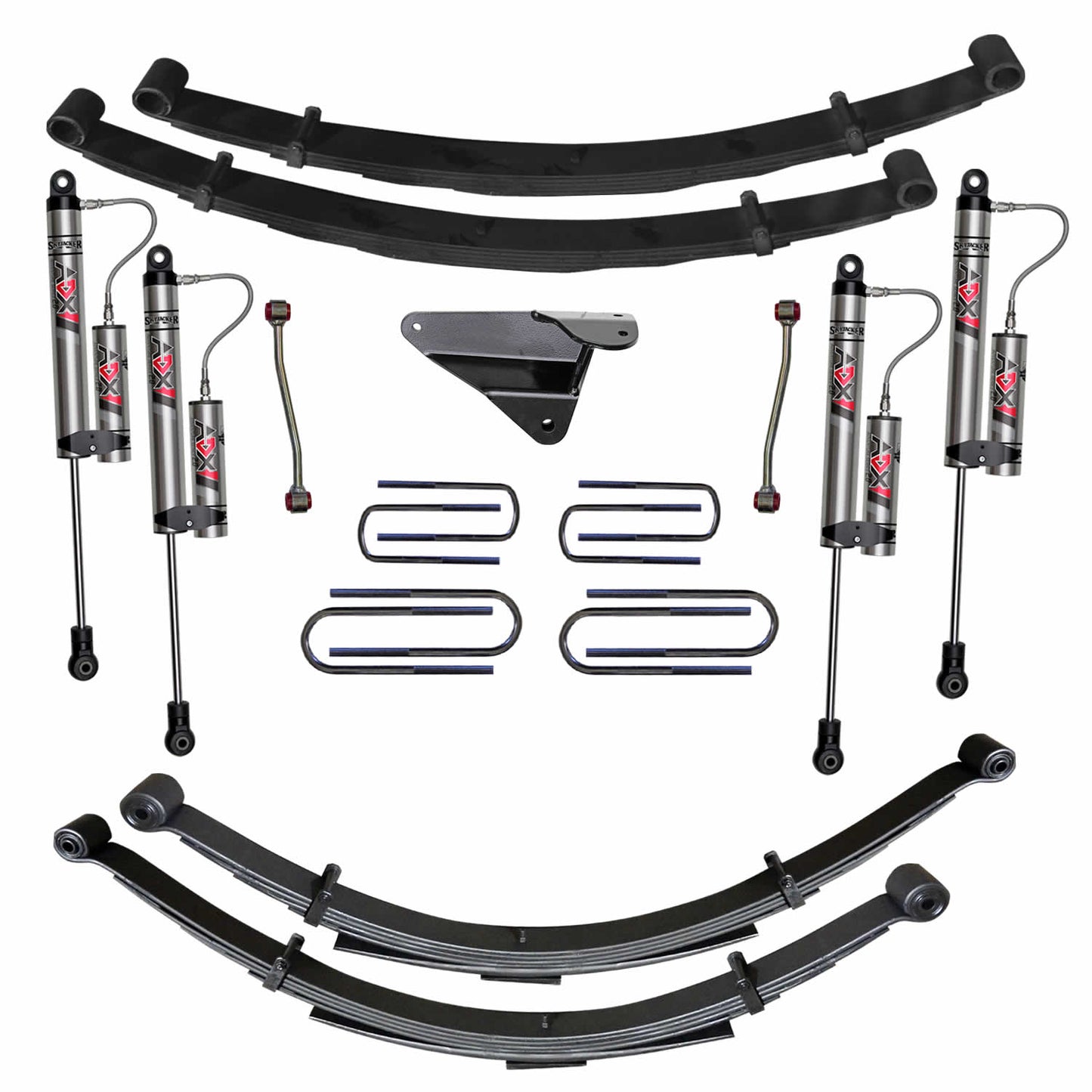 Skyjacker - 4 In. Suspension Lift System With ADX 2.0 Remote Reservoir Monotube Shocks. - F9403MKS-X