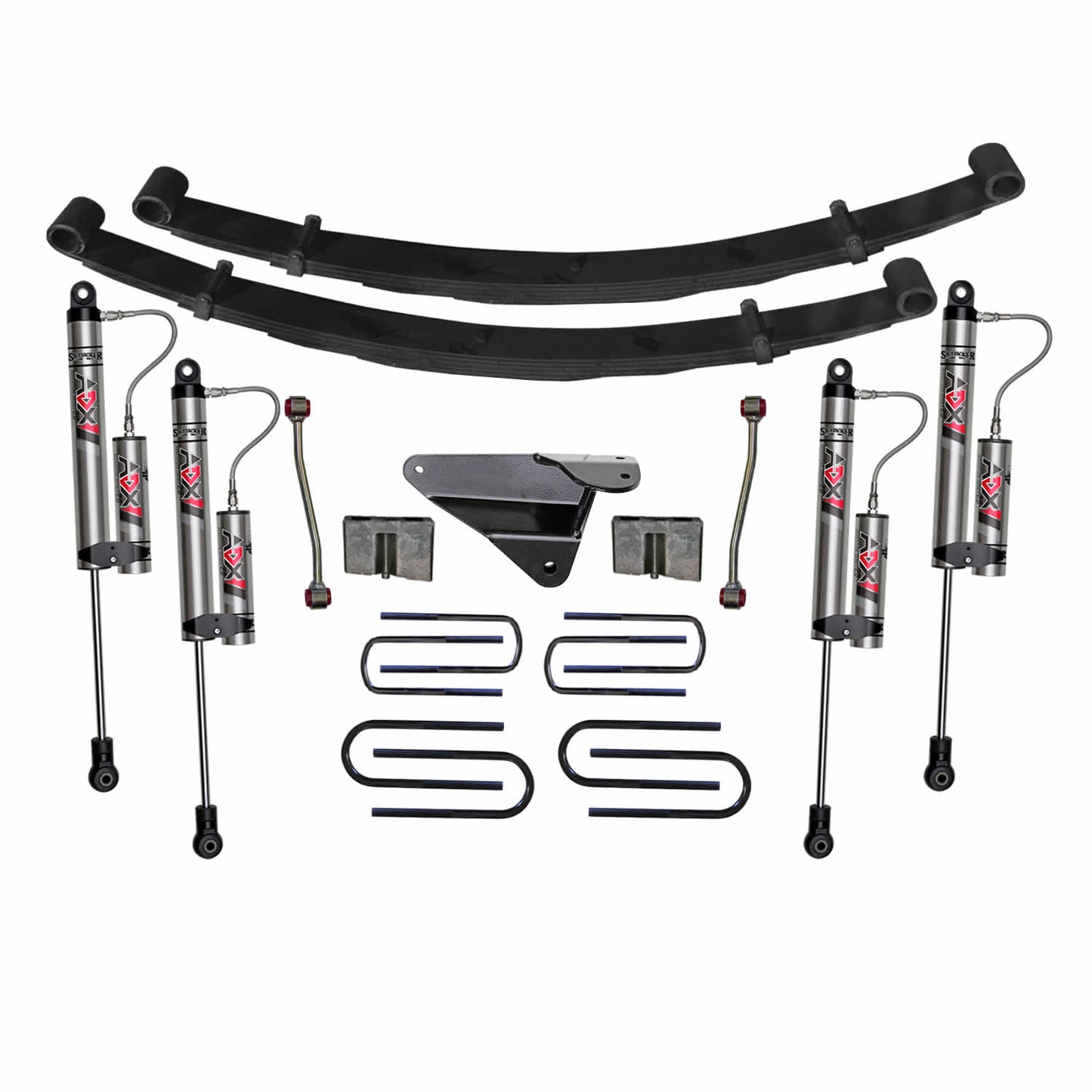 Skyjacker - 4 In. Suspension Lift Kit With ADX 2.0 Remote Reservoir Monotube Shocks. - F9453MK-X