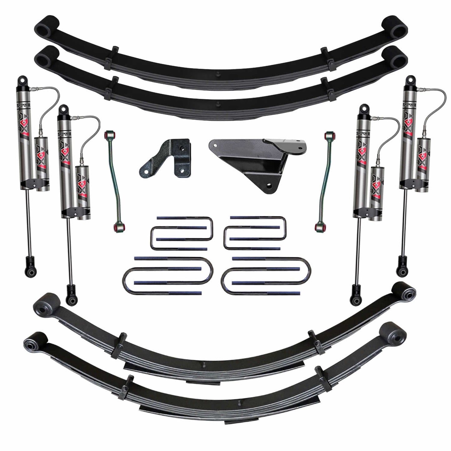Skyjacker - 6 In. Suspension Lift System With ADX 2.0 Remote Reservoir Monotube Shocks. - F9653MKS-X