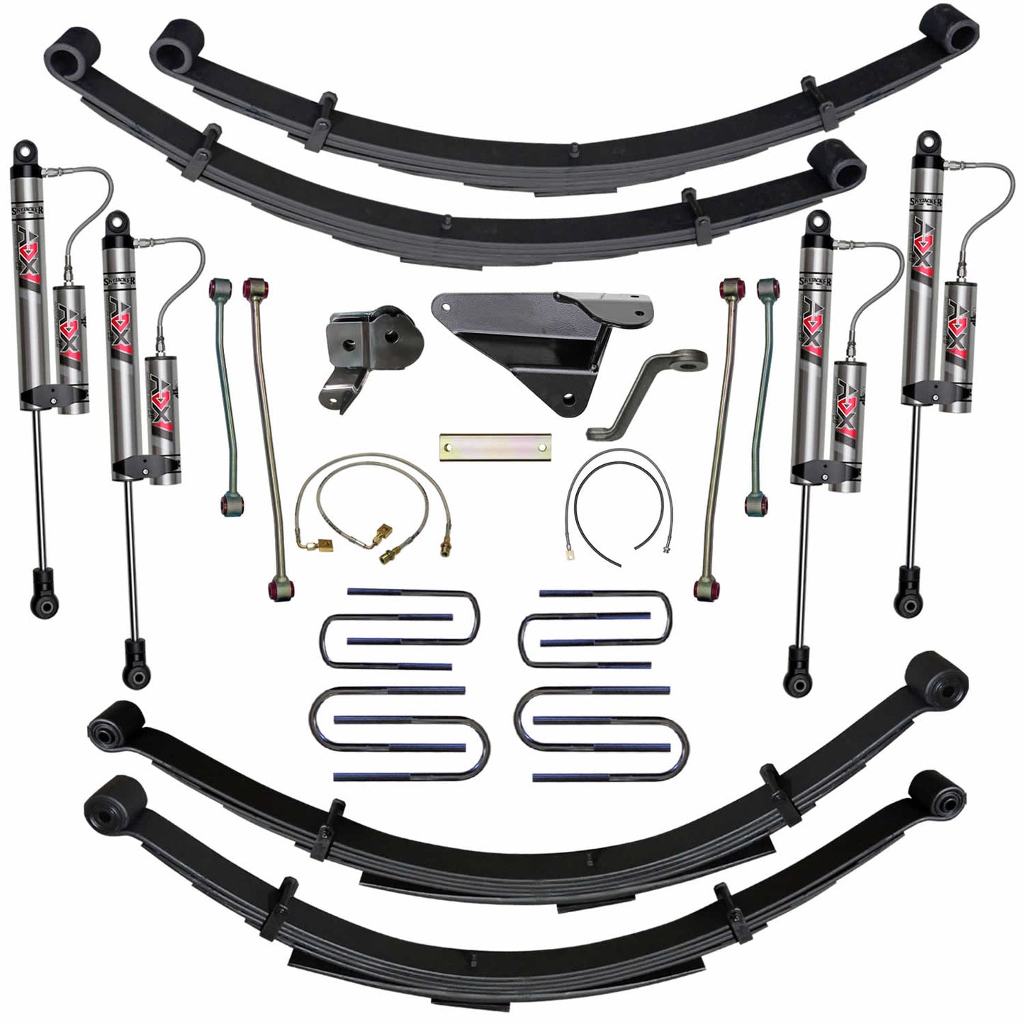Skyjacker - 8 In. Suspension Lift System With ADX 2.0 Remote Reservoir Monotube Shocks. - F9852MKS-AX
