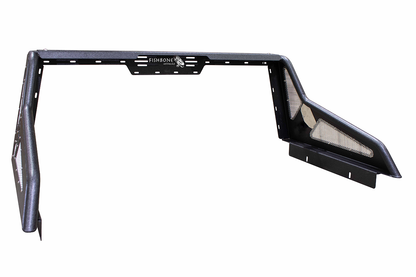 Black Textured Powder Coat 10-Gauge Steel Stainless Steel Hardware