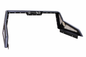 Black Textured Powder Coat 10-Gauge Steel Stainless Steel Hardware