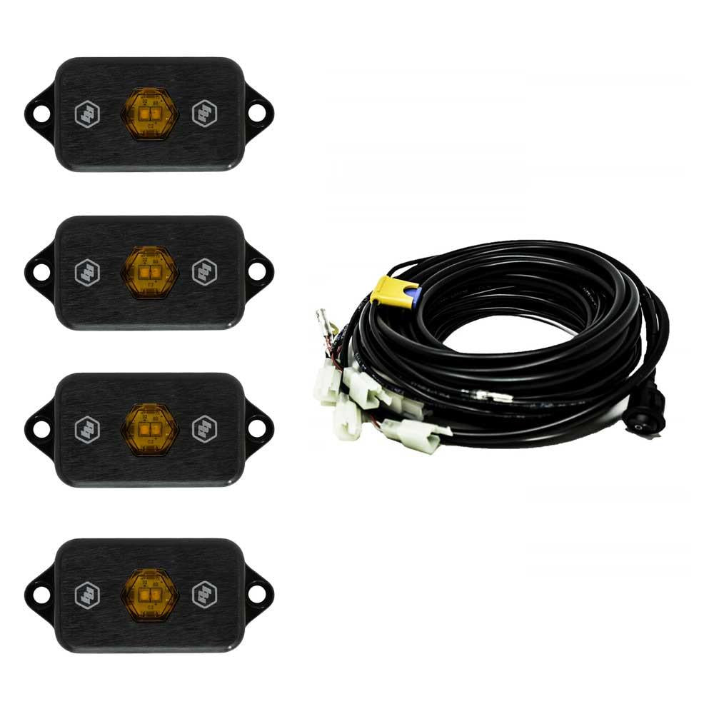 LED Rock Light Kit (Baja Amber)