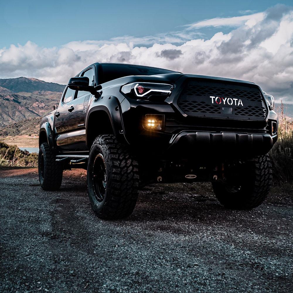 Fog Pocket Light Mount Kit - '10-24 4Runner; '12-23 Tacoma; '14-21 Tundra (For Squadron-R Lights)