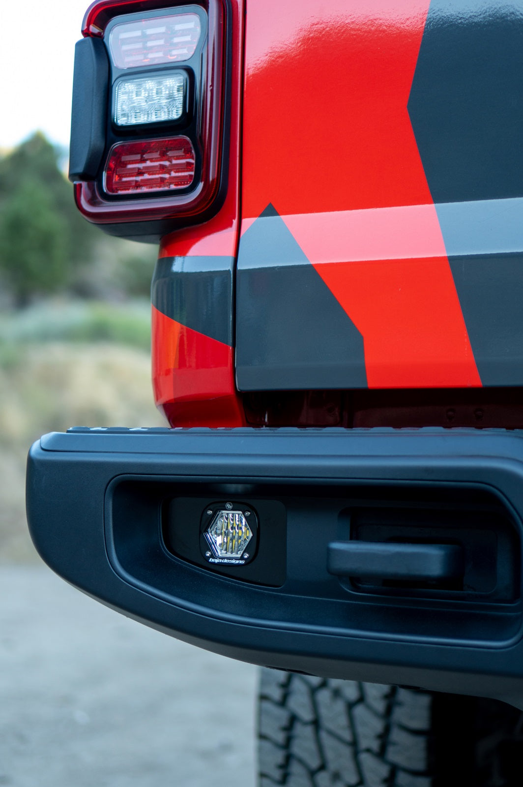 S1 Dual Reverse Kit - '20-22 Gladiator; W/ OE Bumper (Wide Cornering; Clear; Toggle Wiring)