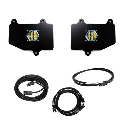 S1 Dual Reverse Kit - '20-22 Gladiator; W/ OE Bumper (Wide Cornering; Clear; Upfitter Wiring)