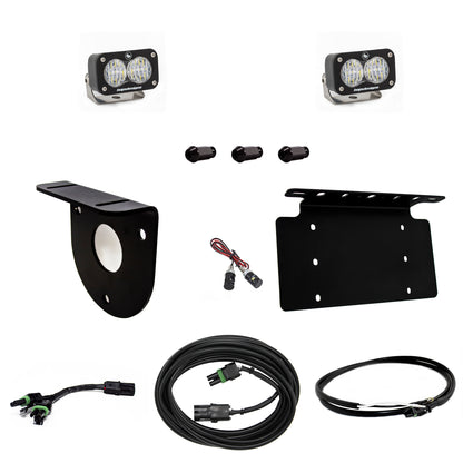 S2 Sport Dual Reverse Kit - '21-25 Bronco (Multi-Pattern; Clear; Upfitter Wiring; License Plate Mount)
