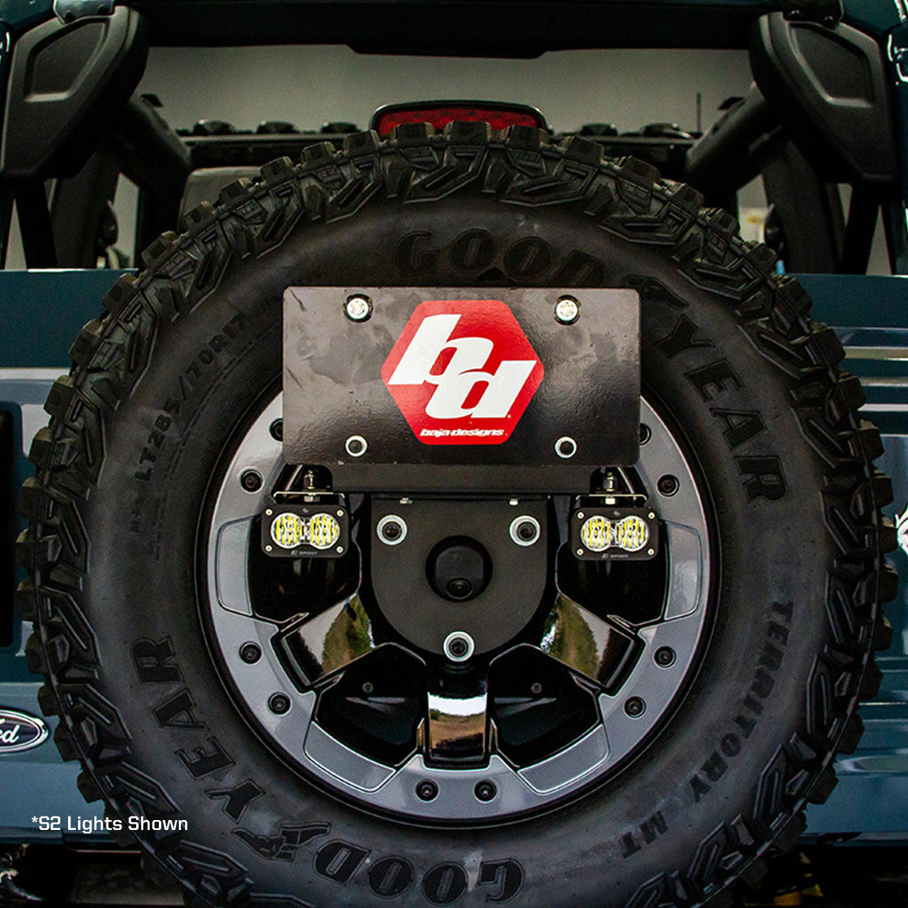 S1 Dual Reverse Kit - '21-25 Bronco (Multi-Pattern; Clear; Toggle Wiring; License Plate Mount)