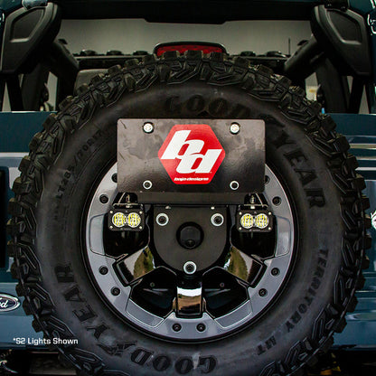 S1 Dual Reverse Kit - '21-25 Bronco (Multi-Pattern; Clear; Toggle Wiring; License Plate Mount)