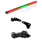 RTL 30 Inch Rear Light Kit - '15-18 RZR; W/ 2-Seats (Green; No Turn Signal)