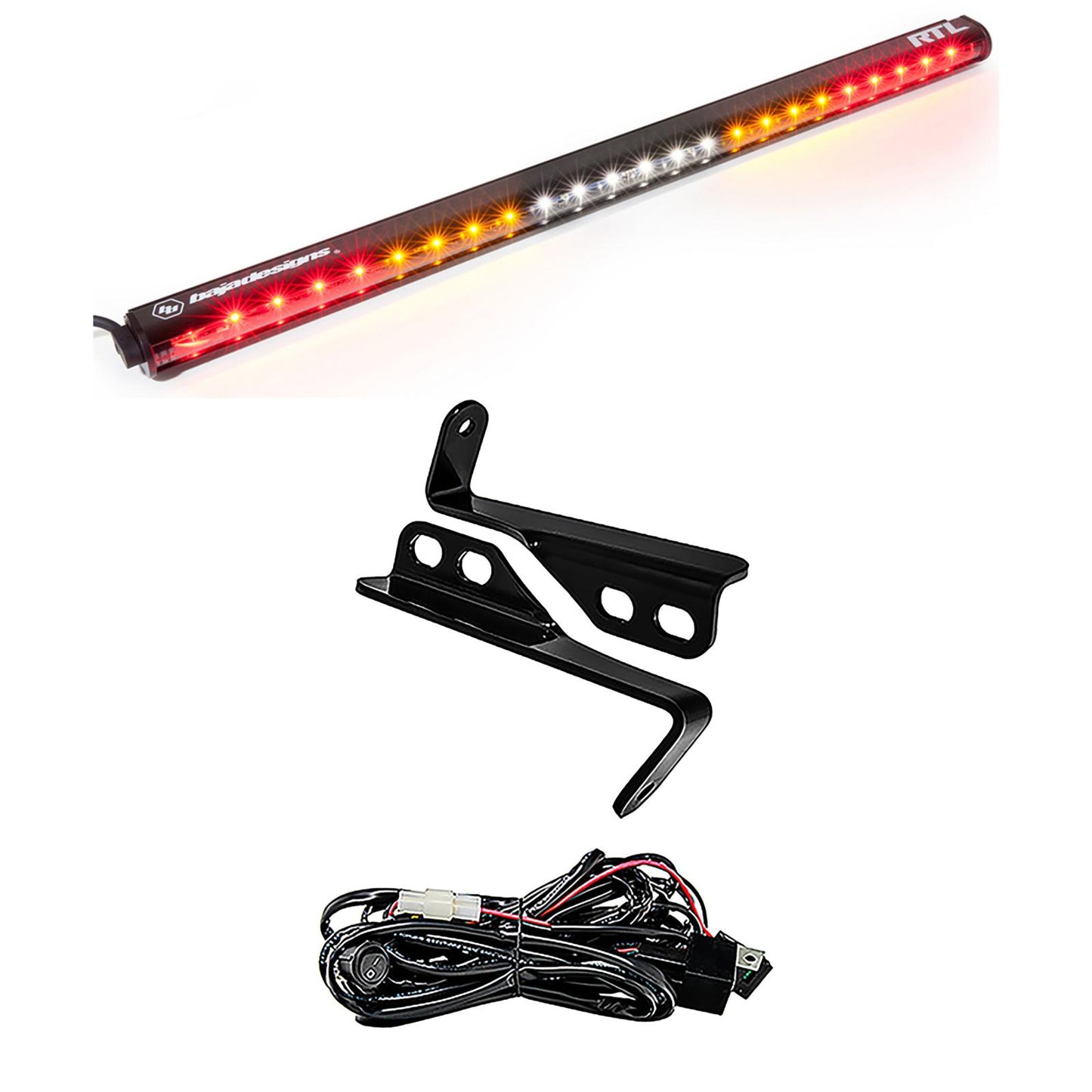RTL 30 Inch Rear Light Kit - '15-18 RZR; W/ 4-Seats (Clear; Turn Signal)