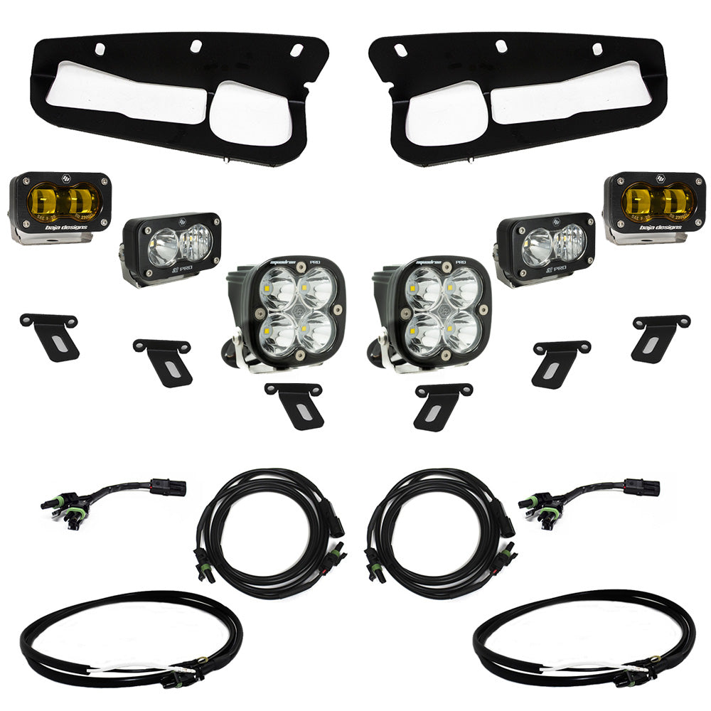 Ford  Bronco (21-25) S2 SAE Amber FPK "Pro" Steel Bumper W/up