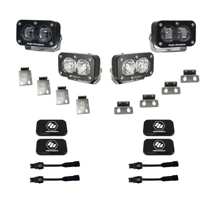 S2 SAE/S2 Sport Fog Pocket Kits - Ford '21-25 F-150 Raptor  '23-25 Bronco Raptor  '24-25 F-150 Raptor 37/R