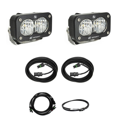 S2 Sport W/C  Reverse Kit W/ Upfitter (Wide Cornering; Clear; Upfitter Wiring)
