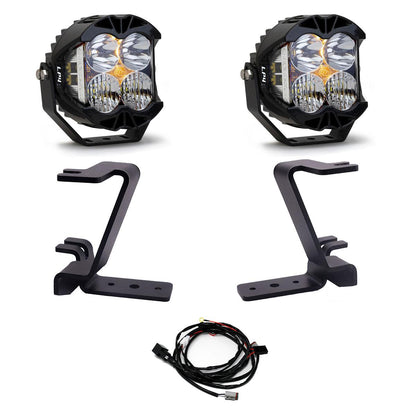 LP4 A-Pillar Kit - 2023-25 Ford F-250/350 Super Duty (Driving/Combo; Clear; Toggle Wiring)