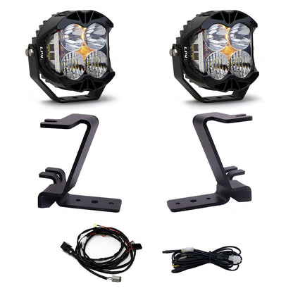 LP4 A-Pillar Kit - 2023-25 Ford F-250/350 Super Duty (Driving/Combo; Clear; Upfitter Wiring)