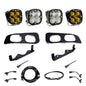 Squadron SAE/Sport Fog Pocket Kit - 2023-25 Ford F-250/350 Super Duty (SAE Fog; Baja Amber; Upfitter Wiring)