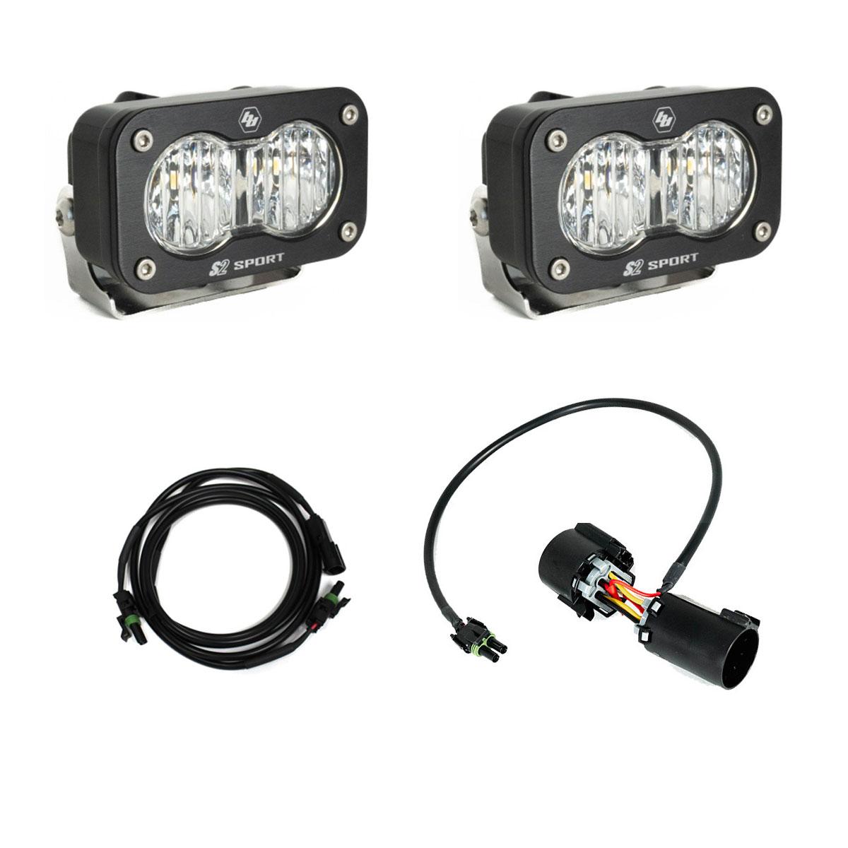 S2 Sport W/C  Reverse Kit Plug-N-Play (Wide Cornering; Clear; Plug-n-Play Wiring)