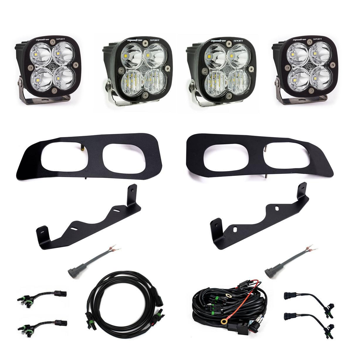 2023-25 Ford Super Duty Dual Sportsmen Fog Pocket Kit