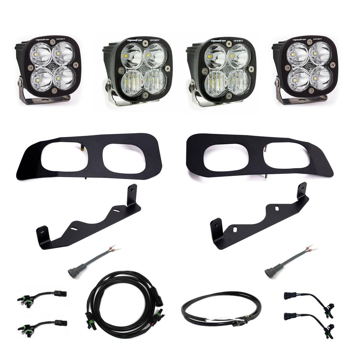 2023-25 Ford Super Duty Dual Sportsman Fog Pocket Upfitter Kit