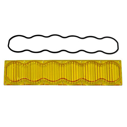 OnX6 Light Bar Lens Kit (10 Inch; Wide Cornering; Baja Amber)