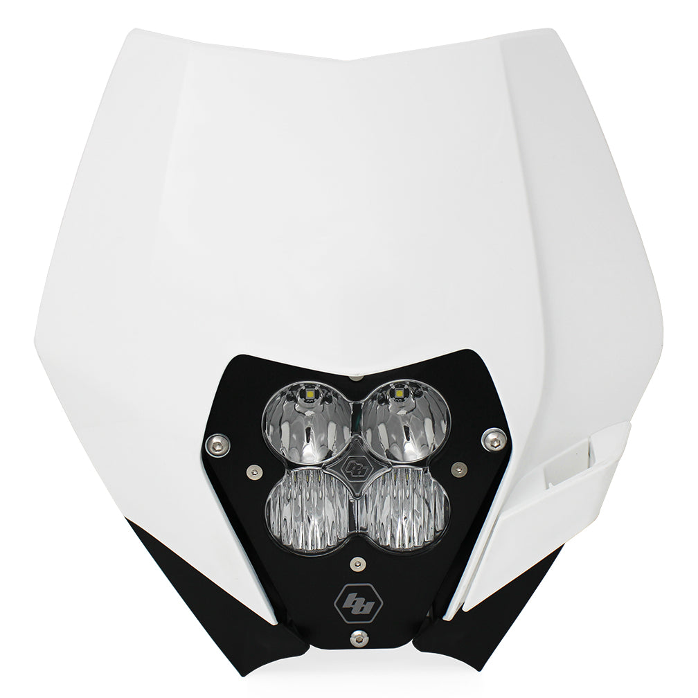 XL Sport (D/C) Headlight Kit W/ Shell - '11-13 250 SX-F/250 XC-F/350 SX-F/350 XC-F; '12 450 XC-W; '12-13 500 EXC; '12 500 XC-W; '08-09 505 XC-F (Driving/Combo; Clear)