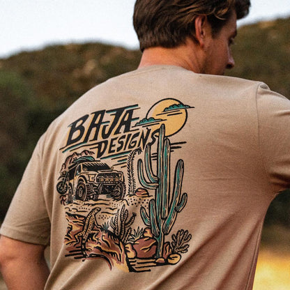 Baja Designs Explorer T-Shirt (Size XXXL; Sand)