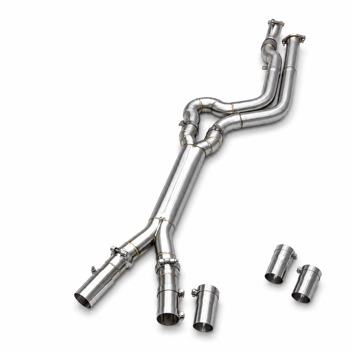 304 Stainless Exhaust System FTM Midpipe for BMW M3 F80 M4 F82 3.0T 2014-2019
