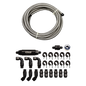 FiTech Go Fuel AN-6 PTFE Stainless Steel 40 Ft Hose Kit