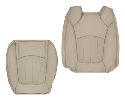 2009-2012 Chevrolet Traverse LT/LTZ Driver or Passenger Replacement Seat Cover: Perforated, Tan
