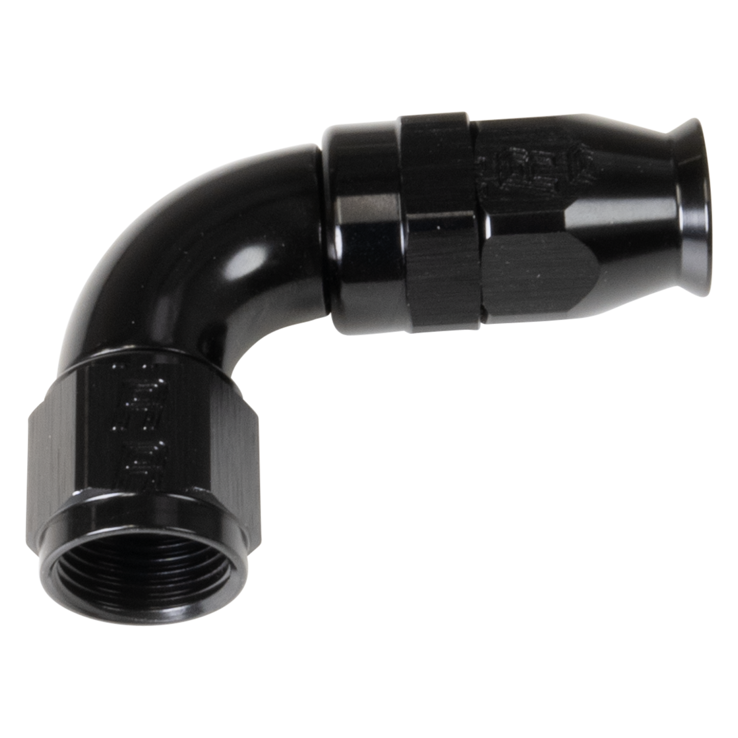 Black 90 -8 Pro PTFE Hose End