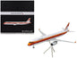 Airbus A321 Commercial Aircraft "American Airlines - PSA" (N582UW) White with Red and Orange Stripes "Gemini 200" Series 1/200 Diecast Model Airplane by GeminiJets  free shipping USA