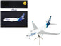 Boeing 737-700BDSF Commercial Aircraft with Flaps Down "Alaska Air Cargo" White with Blue Tail "Gemini 200" Series 1/200 Diecast Model Airplane by GeminiJets  free shipping USA